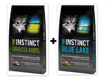 PURE INSTINCT 1x Grasslands 12kg + 1x Blue Lake 12kg 